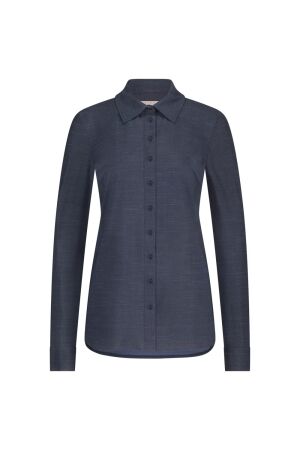 Studio Anneloes Studio Anneloes poppy denim blouse 13068 Blouse 6990 dark blue/black