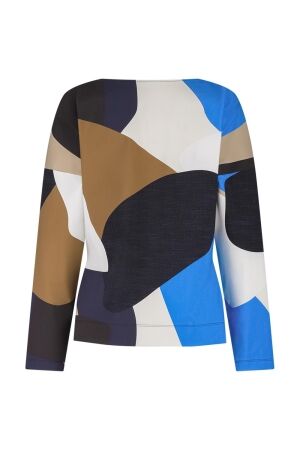 Studio Anneloes Studio Anneloes femmy colorblock top 13071 T-shirt Lange mouw 9997 multi color