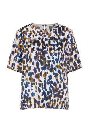 Studio Anneloes Studio Anneloes madison satin top 13118 T-shirt Korte mouw 9997 multi color