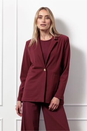 Studio Anneloes Studio Anneloes arwen bonded blazer 13185 Blazers 3002 bordeaux