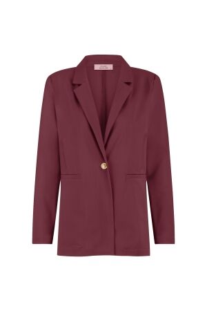 Studio Anneloes Studio Anneloes arwen bonded blazer 13185 Blazers 3002 bordeaux
