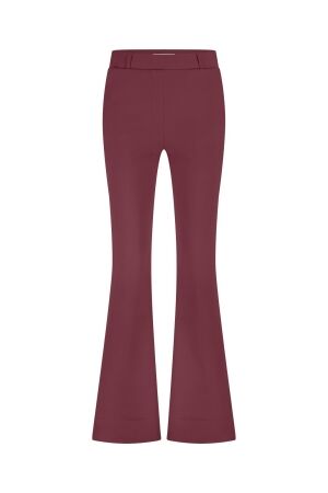 Studio Anneloes Studio Anneloes flair bonded trousers 13186 Flared 3002 bordeaux