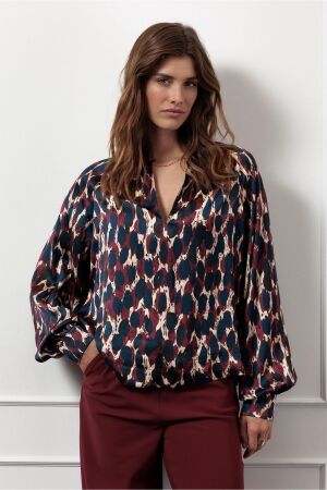 Studio Anneloes Studio Anneloes charleze animal top 13203 T-shirt Lange mouw 9997 multi color