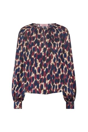 Studio Anneloes Studio Anneloes charleze animal top 13203 T-shirt Lange mouw 9997 multi color