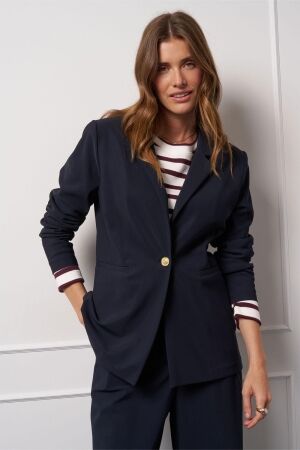 Studio Anneloes Studio Anneloes arwen bonded blazer 13185 Blazers 6900 dark blue