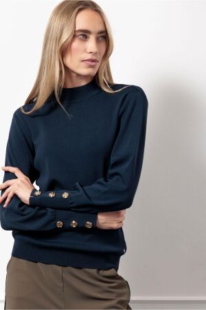 Studio Anneloes Studio Anneloes luna col pullover 13234 Trui 6900 dark blue