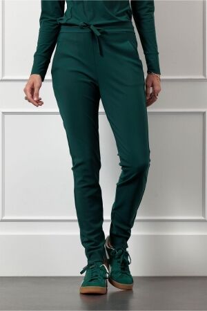 Studio Anneloes Studio Anneloes downstairs bonded trousers 13166 Broek 7800 bottle green