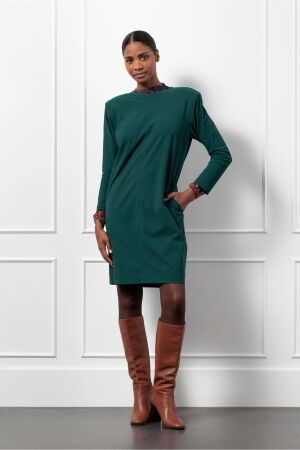 Studio Anneloes Studio Anneloes fern dress 13169 Jurk 7800 bottle green