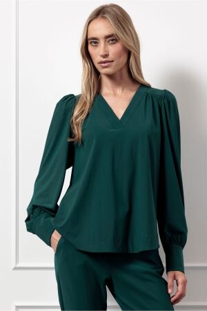 Studio Anneloes Studio Anneloes emmarie top 13171 T-shirt Lange mouw 7800 bottle green