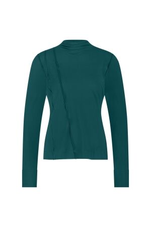 Studio Anneloes Studio Anneloes zelda top 13173 T-shirt Lange mouw 7800 bottle green