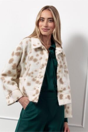 Studio Anneloes Studio Anneloes karlie brushed jacket 13181 Jackets 1485 kit/cognac