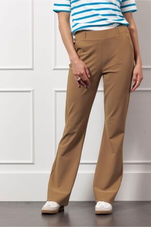 Studio Anneloes Studio Anneloes flair bonded trousers 13081 Flared 1300 caramel
