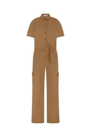 Studio Anneloes Studio Anneloes trixie jumpsuit 13086 Jumpsuit 1300 caramel