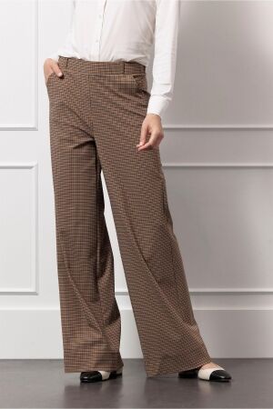Studio Anneloes Studio Anneloes lexie check trousers 13091 Broek 1322 caramel/latte