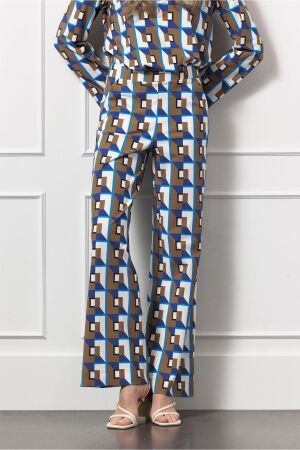 Studio Anneloes Studio Anneloes marilon graphic trousers 13095 Broek 9997 multi color