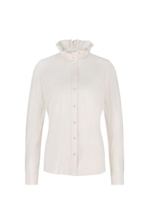 Studio Anneloes Studio Anneloes helena ruffle blouse 13097 Blouse 1700 ecru