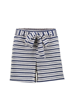 Geisha Geisha short 51400-20 Korte broeken navy/white