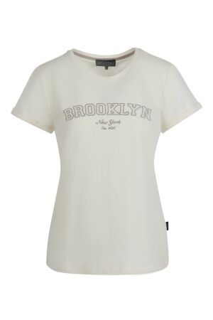 Elvira Casuals Elvira Casuals t-shirt brooklyn e4 25-001 T-shirt Korte mouw 796 ecru