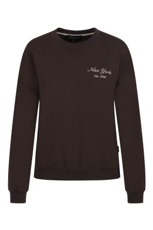 Elvira Casuals Elvira Casuals sweater brooklyn e4 25-002 Sweater 894 dark brown