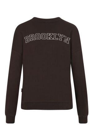 Elvira Casuals Elvira Casuals sweater brooklyn e4 25-002 Sweater 894 dark brown