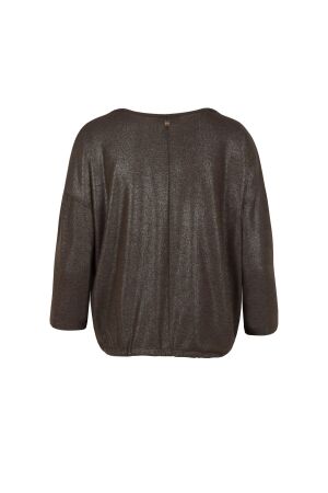 Elvira Casuals Elvira Casuals top britt e4 25-015 T-shirt Korte mouw 1022 dark gold