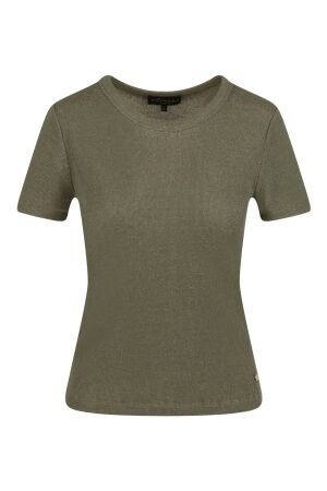 Elvira Casuals Elvira Casuals top victoria e4 25-017 T-shirt Korte mouw 3 green