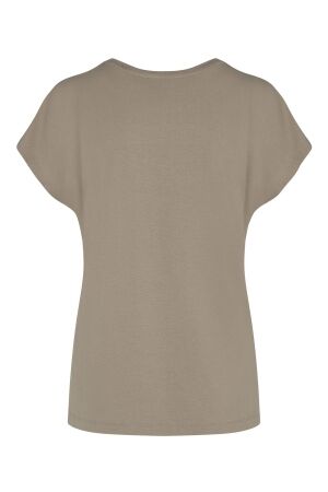Elvira Casuals Elvira Casuals t-shirt edition e4 25-024 T-shirt Korte mouw 109 taupe