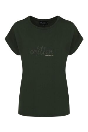 Elvira Casuals Elvira Casuals t-shirt edition e4 25-024 T-shirt Korte mouw 276 dark green