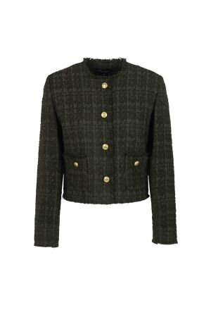 Elvira Casuals Elvira Casuals jacket eveline e4 25-029 Jackets 276 dark green
