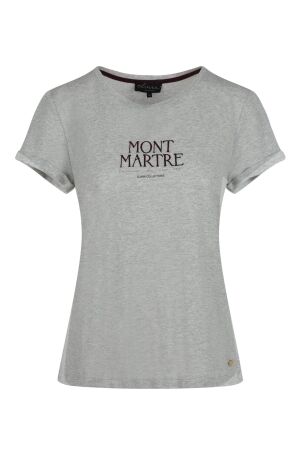 Elvira Casuals Elvira Casuals t-shirt montmartre e4 25-033 T-shirt Korte mouw 121 grey