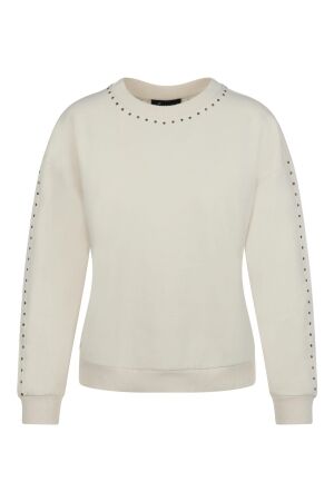 Elvira Casuals Elvira Casuals sweater jette e4 25-057 Sweater 796 ecru