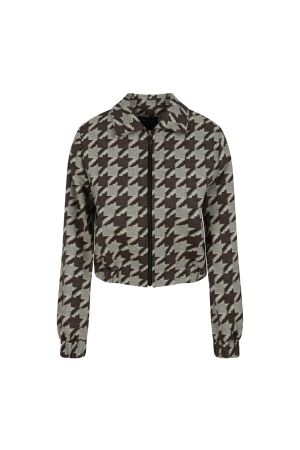 Elvira Casuals Elvira Casuals bomber puck e4 25-059 Jackets 784 pied de poule