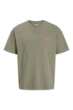 Jack & Jones Jack & Jones jjlemon tee ss crew neck Print T-shirts 4894925 vetiver