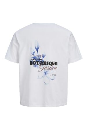 Jack & Jones Jack & Jones jjbali tee ss crew neck Print T-shirts 4889217 bright white