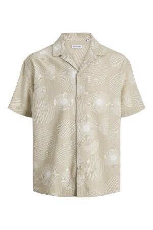 Jack & Jones Jack & Jones jjabstract print ss resort shirt Overhemd 4956246 cloud dancer