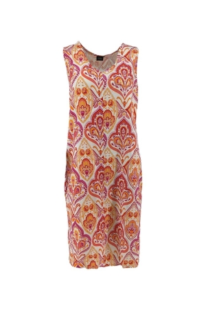 FOS Amsterdam FOS Amsterdam linde-z - coral paisley 6634 Zomerjurkjes 640 fuchsia