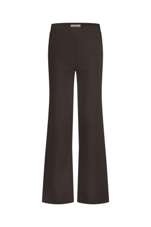 Studio Anneloes Studio Anneloes lexie bonded trousers 94801 Broek 8700 espresso