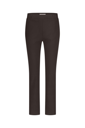 Studio Anneloes Studio Anneloes anne bonded trousers 94819 Broek 8700 espresso