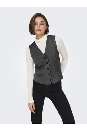 Only Only onliris-hattie waistcoat tlr noos Gilets dark grey melange