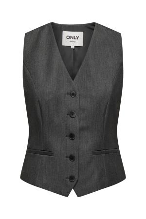 Only Only onliris-hattie waistcoat tlr noos Gilets dark grey melange