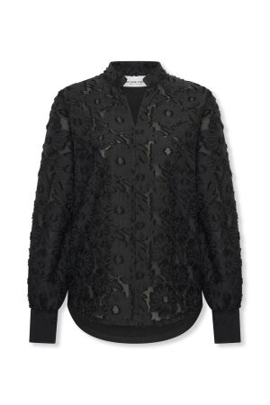 Helena Hart Helena Hart blouse zofia mix 7675 Blouse zwart