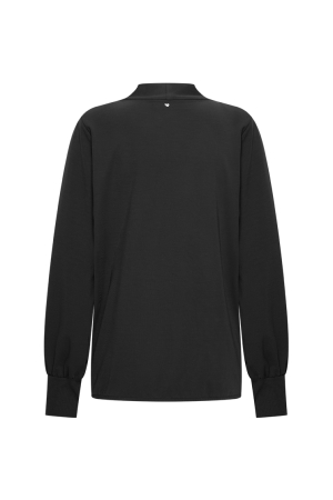 Helena Hart Helena Hart top jozzy soft 7677 T-shirt Lange mouw zwart