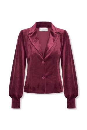Helena Hart Helena Hart blazer lora velour 7640 Blazers wine
