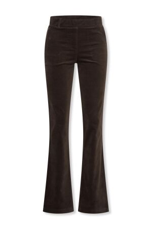 Helena Hart Helena Hart broek flair velvet 7559 Flared choco