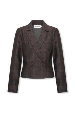 Helena Hart Helena Hart blazer dewi lano ruit 7628 Blazers choco