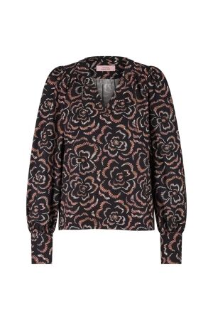 Studio Anneloes Studio Anneloes emmarie marker top T-shirt Lange mouw 9997 multi color