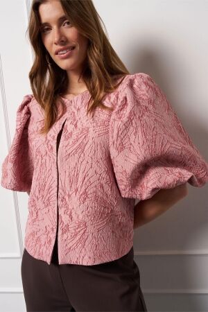 Studio Anneloes Studio Anneloes hanne jacquard jacket Jackets 5400 dusty pink