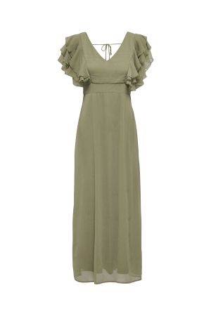 Only Only onlasta life s/s frill ankel dress wvn Zomerjurkjes 4804213 mermaid