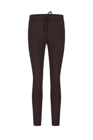 Studio Anneloes Studio Anneloes downstairs bonded trousers 13278 Broek 8700 espresso