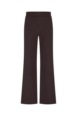 Studio Anneloes Studio Anneloes alex bonded trousers 13279 Broek 8700 espresso